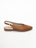 Inés 36 - Zapatilla de Punta Corte V con Aplique Slingback