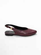 Inés 36 - Zapatilla de Punta Corte V con Aplique Slingback