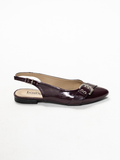 Inés 37 - Zapatilla Slingback de Punta con Hebilla