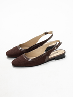 Siena 03 - Zapatilla Slingback con Punta Cuadrada